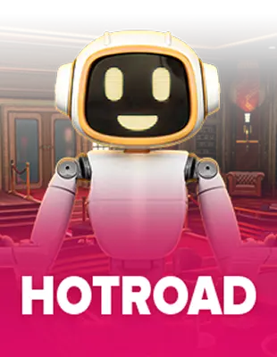 HOTROAD live casino games featured on HENGONGBET (HOB) with futuristic robot dealer design